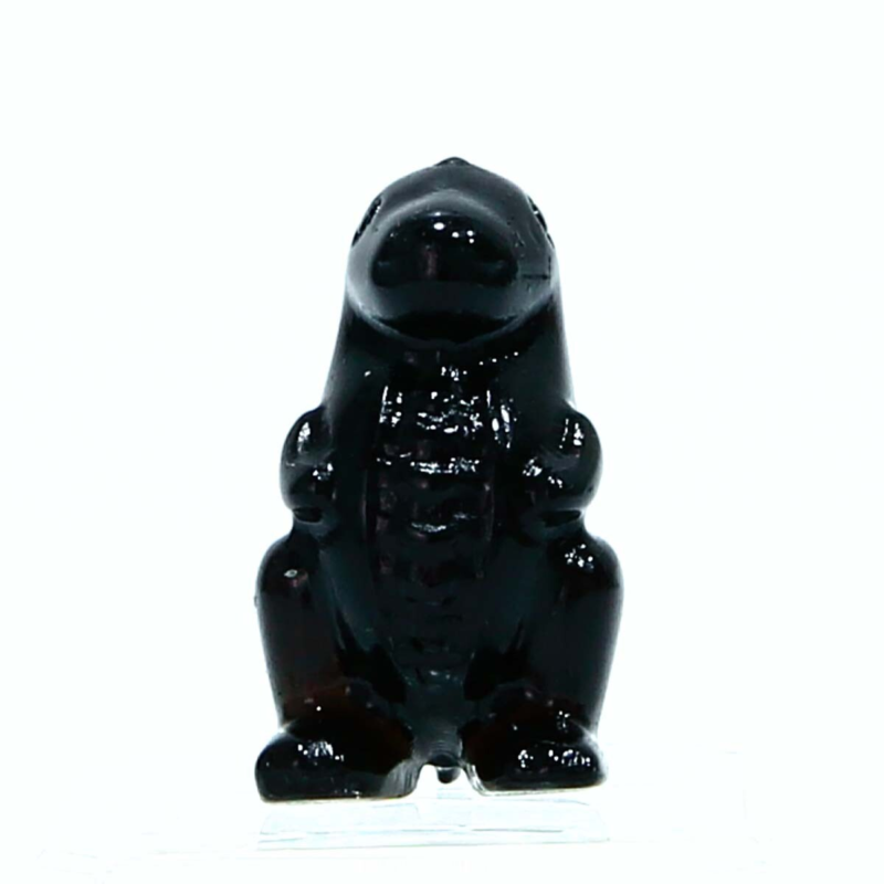 Natural handmade animal carving gem crystal carving folk crafts obsidian dinosau