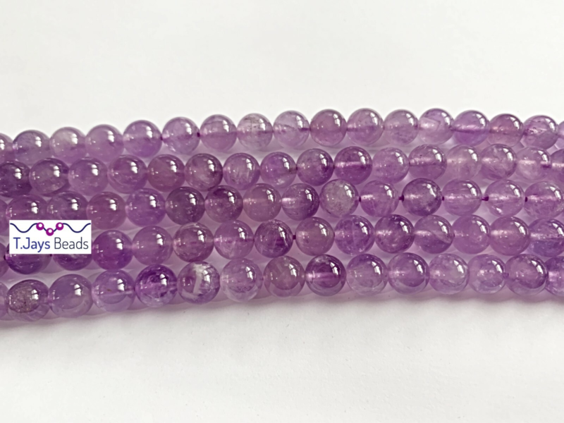 8mm Semi Precious Gemstone Rounds Beads for Jewellery Making (app. 46-50 beads)