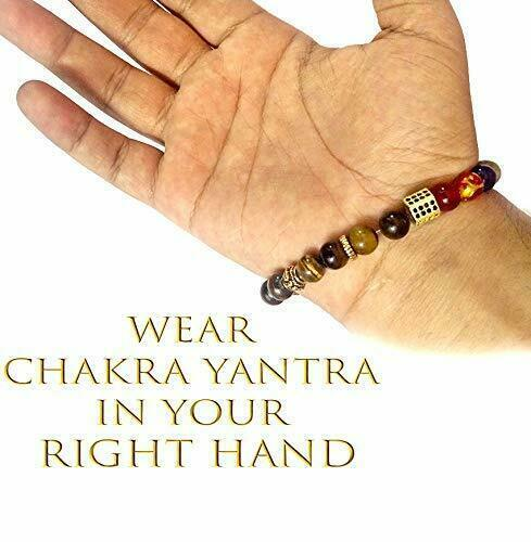 Copper Lava Stone Bracelet Men and Women 7 Chakra Balancing Bracelet