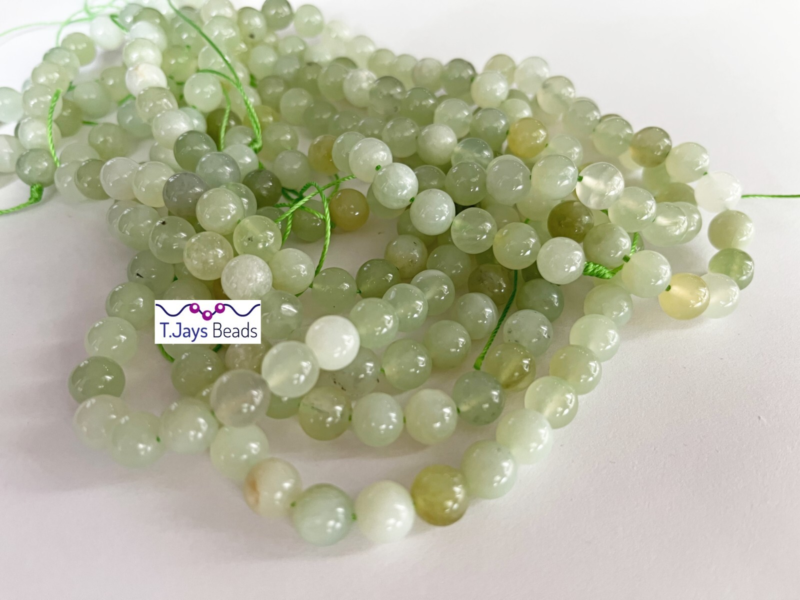 8mm Semi Precious Gemstone Rounds Beads for Jewellery Making (app. 46-50 beads)