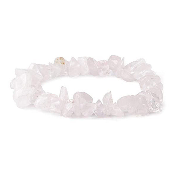 Colorful Natural Crystal Gravel Irregular Crystal Women's Bracelet