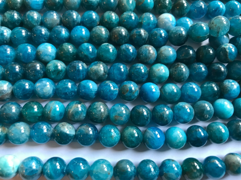 8mm Semi Precious Gemstone Rounds Beads for Jewellery Making (app. 46-50 beads)