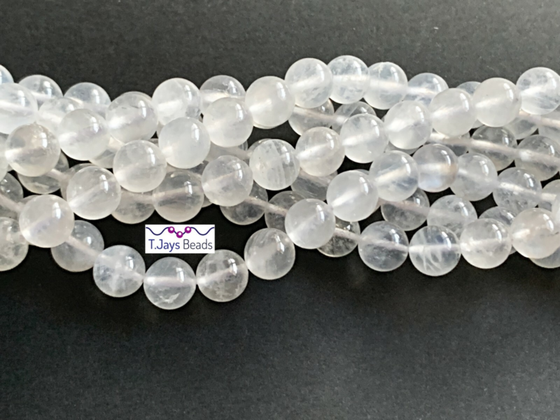 8mm Semi Precious Gemstone Rounds Beads for Jewellery Making (app. 46-50 beads)