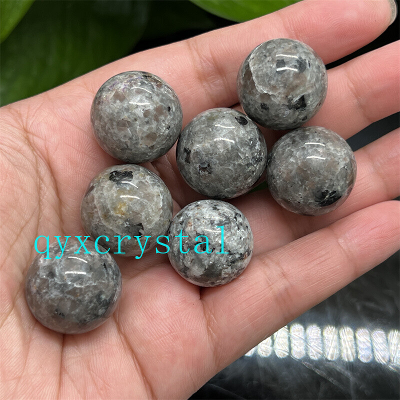 5pcs Natural Yooperite Ball Flame&apos;s stone 17mm+ sphere quartz crystal Healing