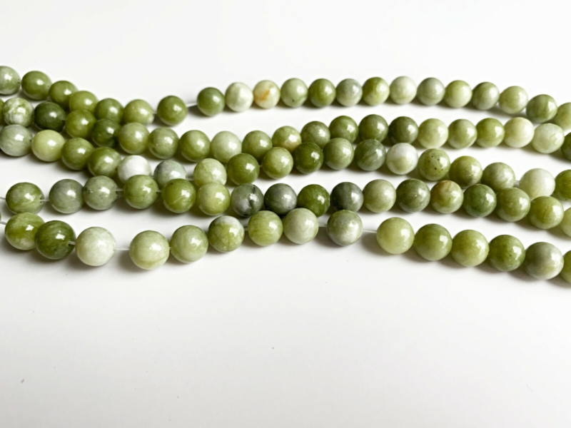 8mm Semi Precious Gemstone Rounds Beads for Jewellery Making (app. 46-50 beads)