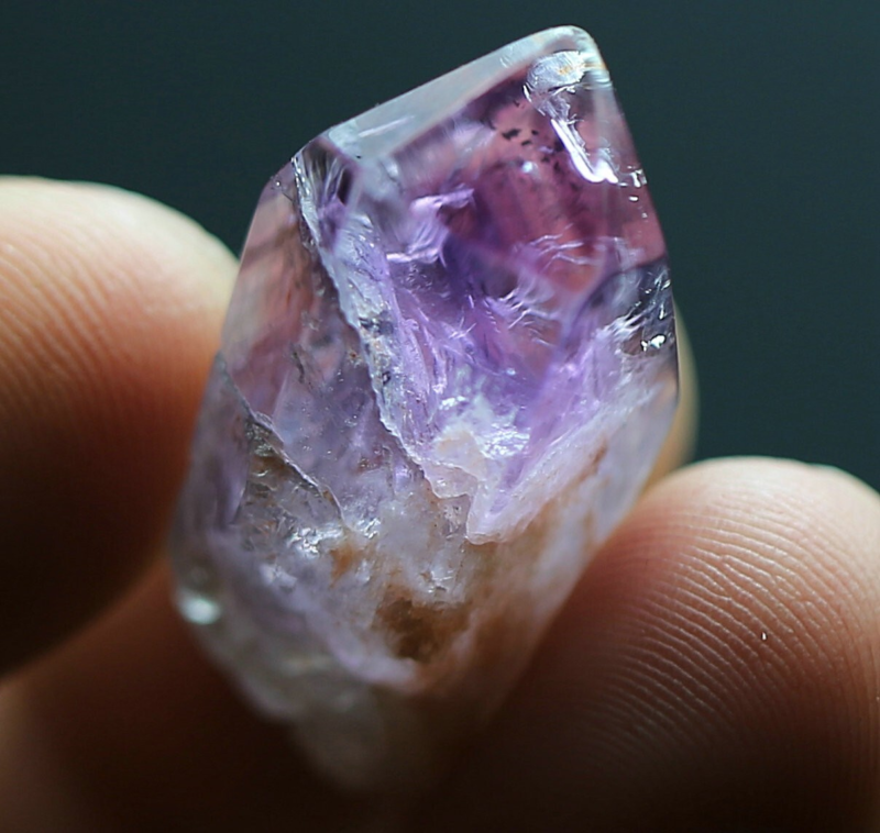 38.4Ct Natural Purple Crystal Amethyst "pyramid" Quartz Polished Specimen