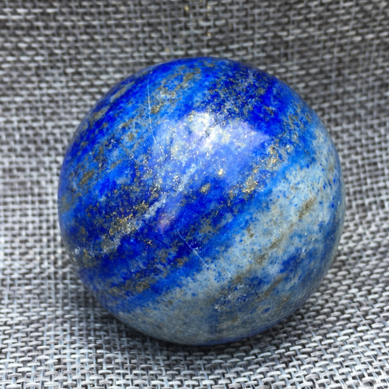 Natural Lapis lazuli Sphere quartz crystal ball rock Healing 40mm+ 1pc