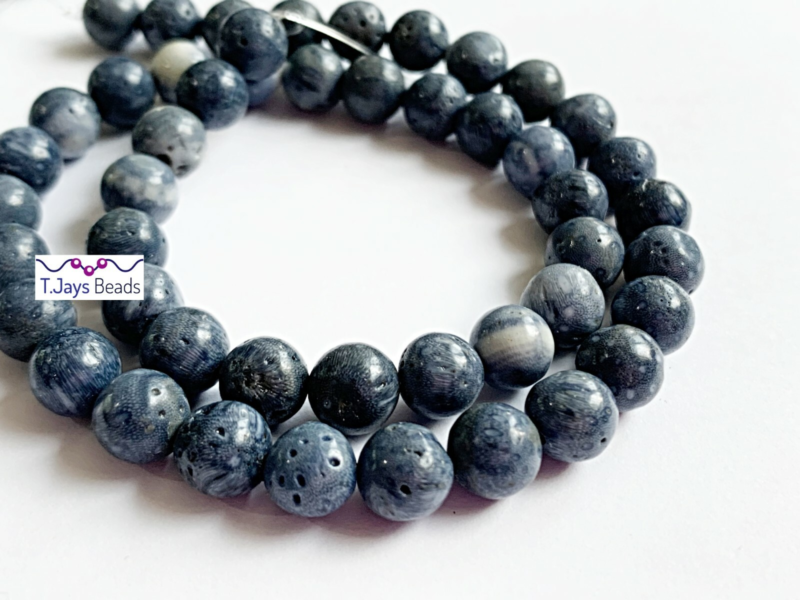 8mm Semi Precious Gemstone Rounds Beads for Jewellery Making (app. 46-50 beads)