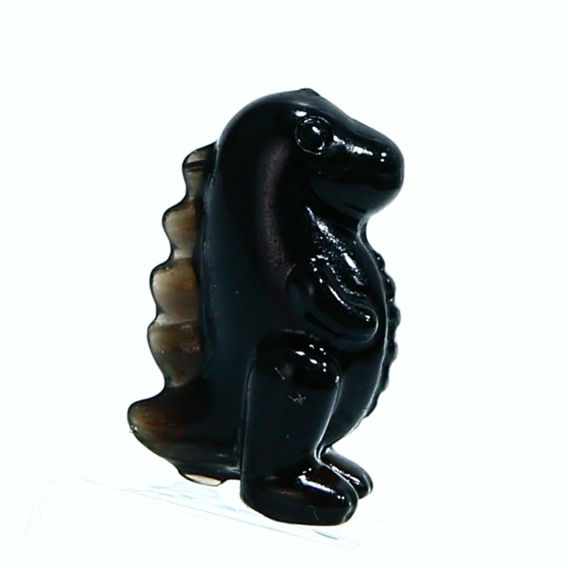 Natural handmade animal carving gem crystal carving folk crafts obsidian dinosau
