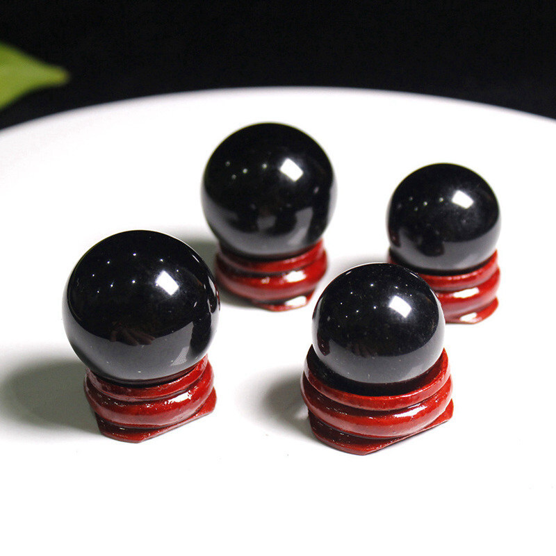 Natural Quartz Crystal Healing Gems Sphere Ball Energy Stone Reiki Decor + Stand