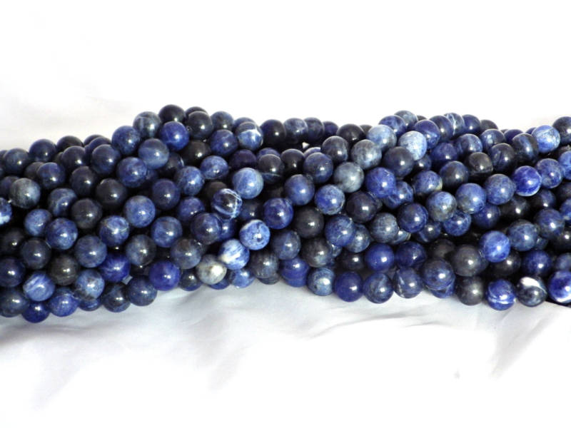 8mm Semi Precious Gemstone Rounds Beads for Jewellery Making (app. 46-50 beads)