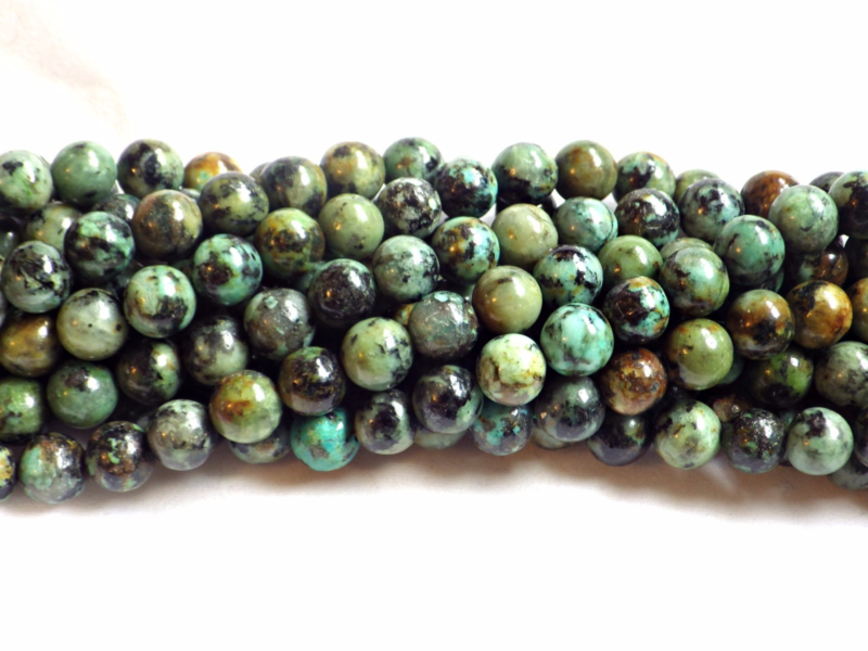 8mm Semi Precious Gemstone Rounds Beads for Jewellery Making (app. 46-50 beads)