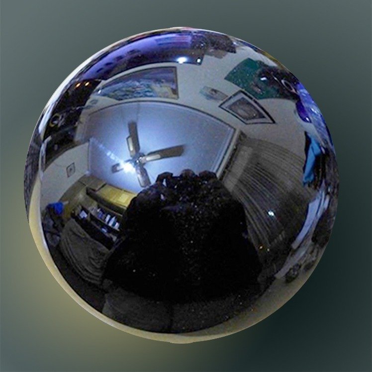 Obsidian sphere Black Mexican Polished- 590 g