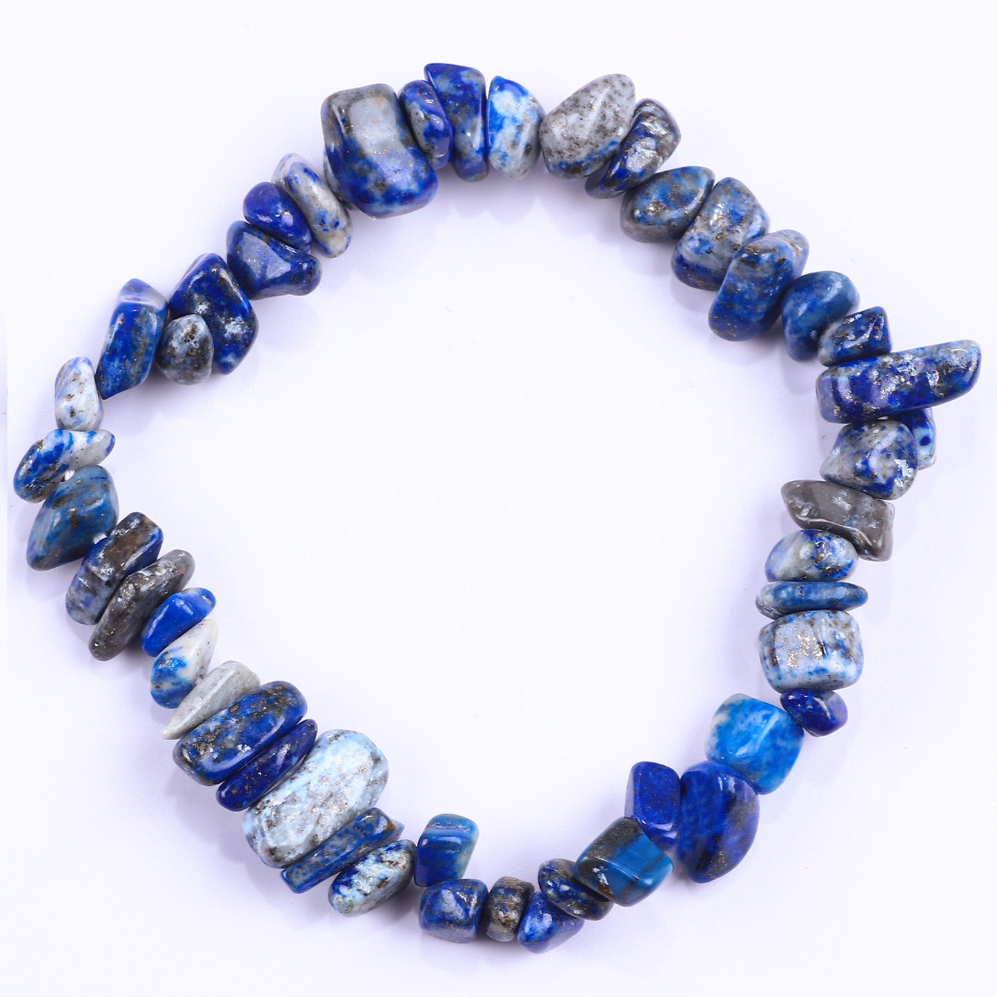 Natural Amethyst Pink Crystal Agate Gravel Bracelet Irregular Bracelet BohemianinsWind Elastic Bracelet