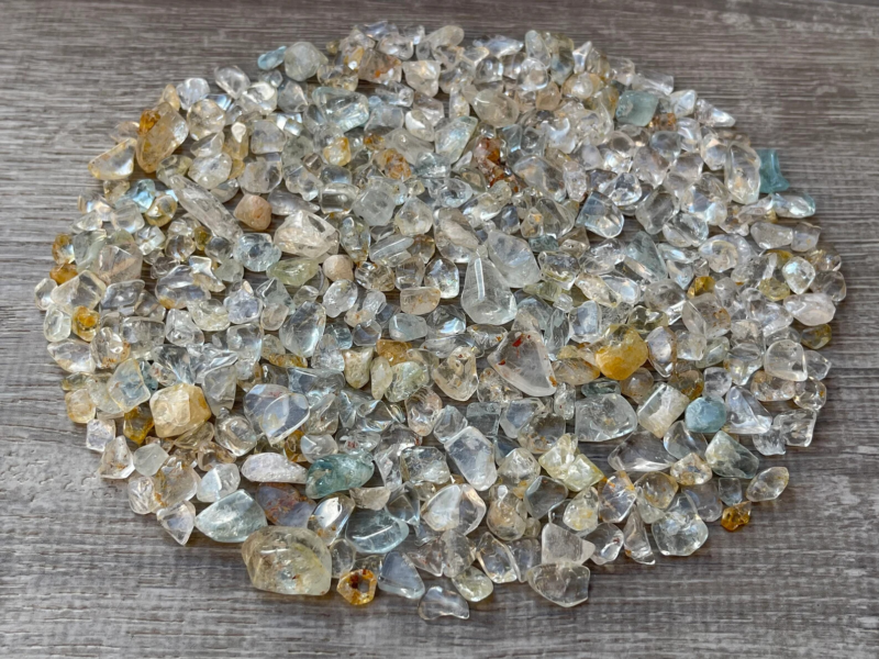 Grade A++ Semi Tumbled Gemstone Mini Chips 3 - 18 mm, Wholesale Bulk Lot