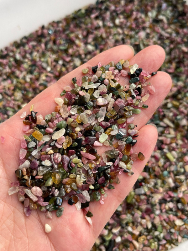 Grade A++ Semi Tumbled Gemstone Mini Chips 3 - 18 mm, Wholesale Bulk Lot
