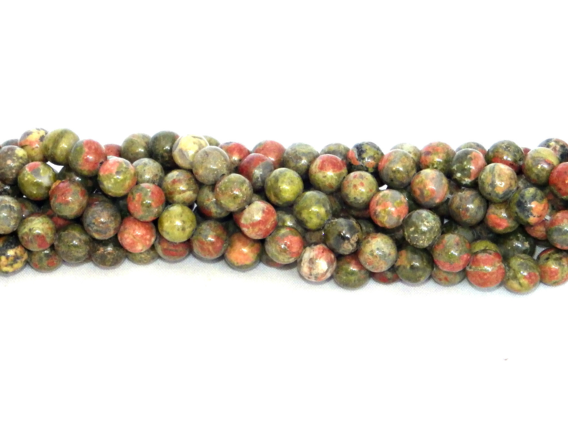 8mm Semi Precious Gemstone Rounds Beads for Jewellery Making (app. 46-50 beads)