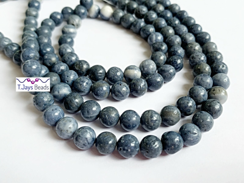 8mm Semi Precious Gemstone Rounds Beads for Jewellery Making (app. 46-50 beads)
