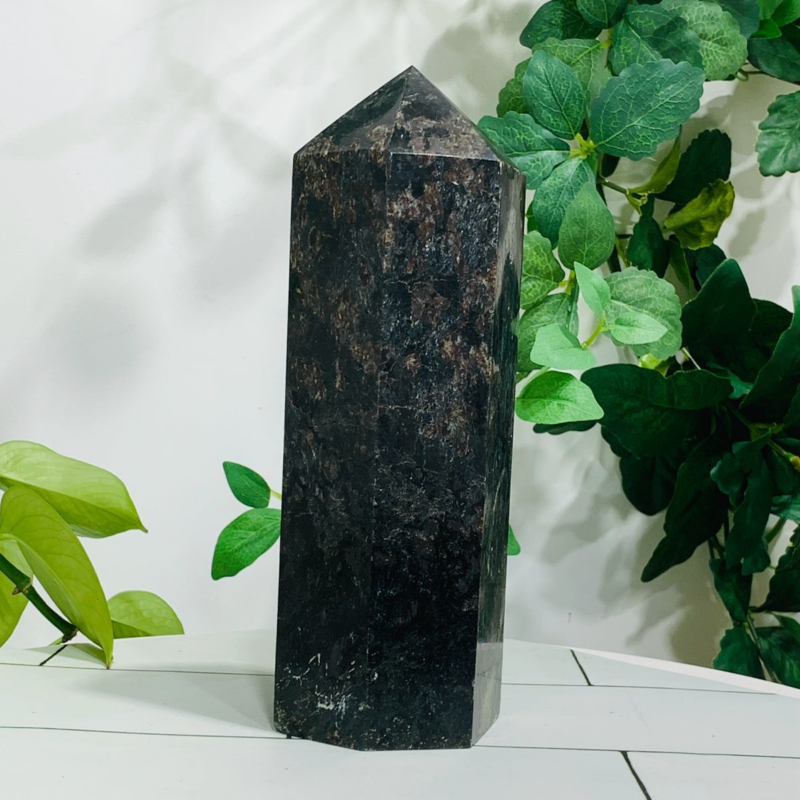 1758g Natural Firework Stone Quartz Obelisk Crystal Wand Point Tower Healing