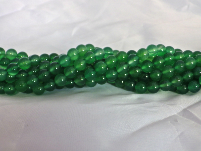 8mm Semi Precious Gemstone Rounds Beads for Jewellery Making (app. 46-50 beads)