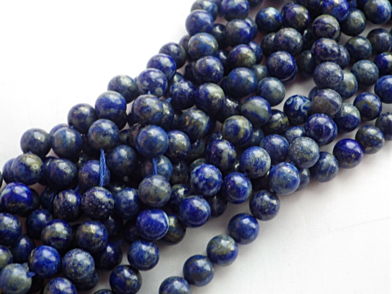 8mm Semi Precious Gemstone Rounds Beads for Jewellery Making (app. 46-50 beads)