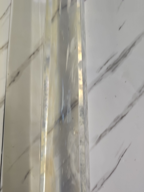 6.08LB  Yellow Smelt Melting Quartz Crystal Point Tower Polished Healing