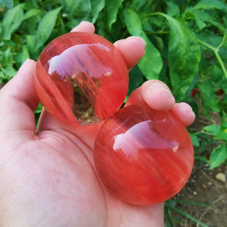 Melting stone Sphere smelting Quartz Heal Decoration Gifts Energy Crystals