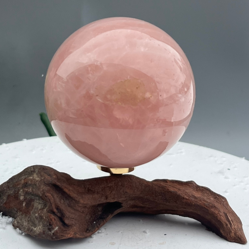 326g Natural powder crystal Ball Quartz Crystal Sphere Reiki Healing