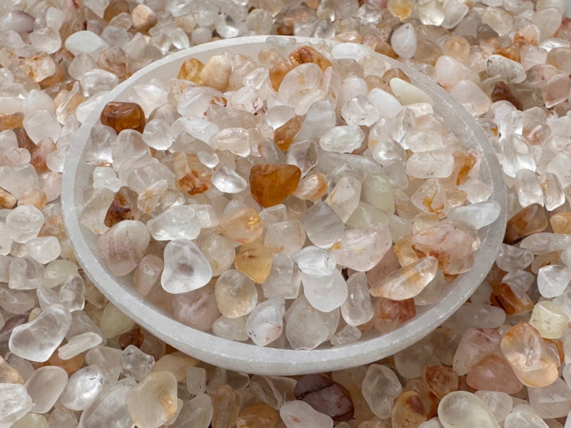 Grade A++ Semi Tumbled Gemstone Mini Chips 3 - 18 mm, Wholesale Bulk Lot