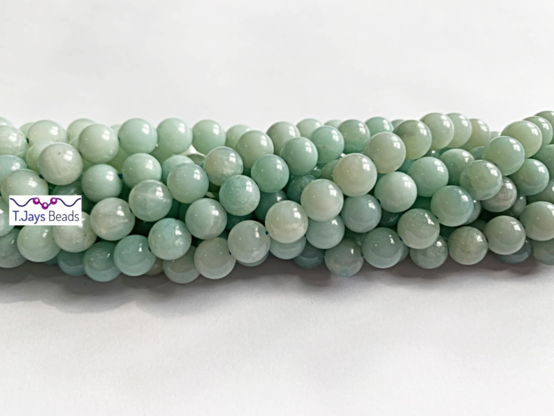 8mm Semi Precious Gemstone Rounds Beads for Jewellery Making (app. 46-50 beads)