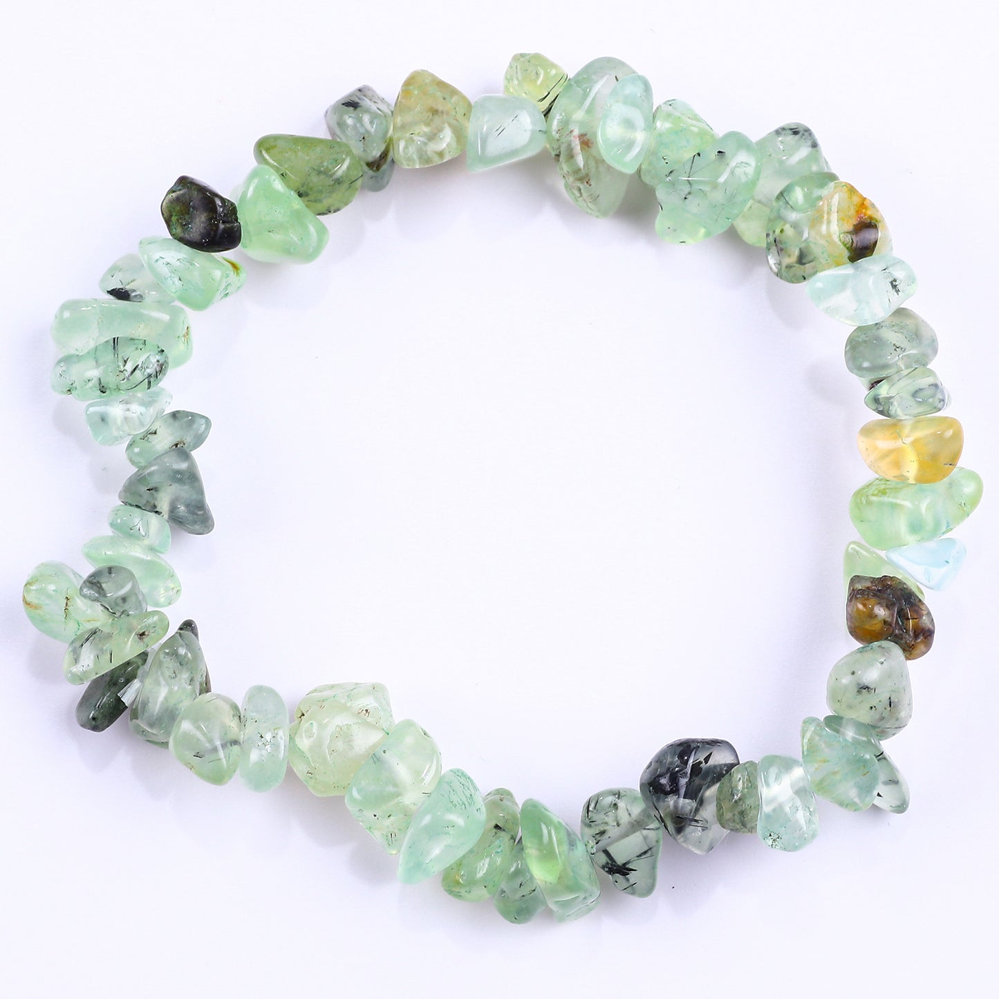 Natural Amethyst Pink Crystal Agate Gravel Bracelet Irregular Bracelet BohemianinsWind Elastic Bracelet