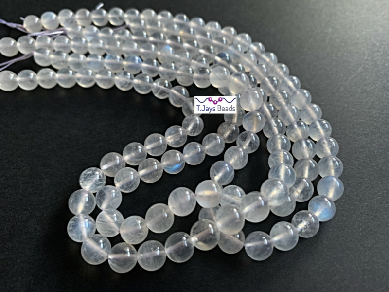 8mm Semi Precious Gemstone Rounds Beads for Jewellery Making (app. 46-50 beads)