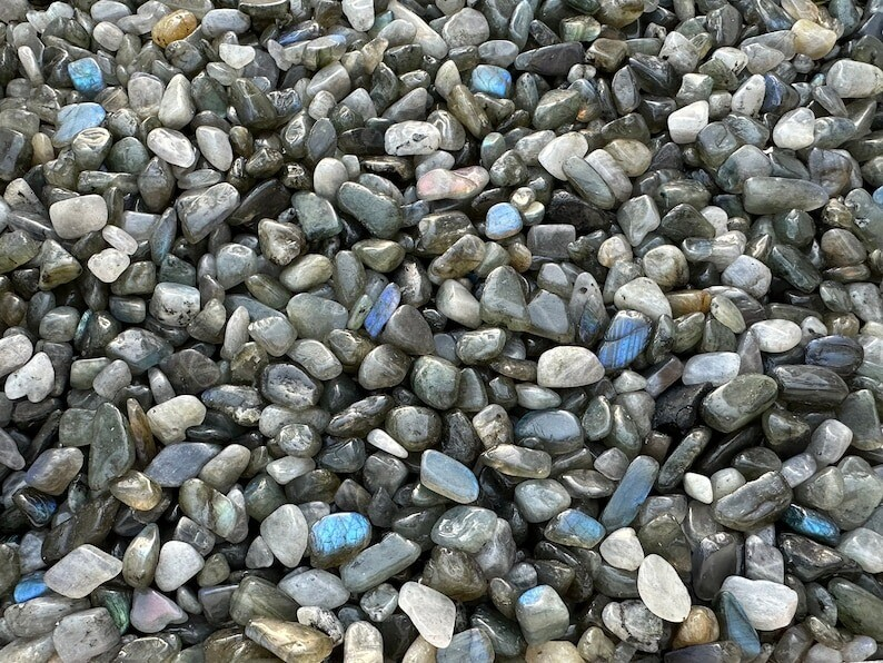 Grade A++ Semi Tumbled Gemstone Mini Chips 3 - 18 mm, Wholesale Bulk Lot