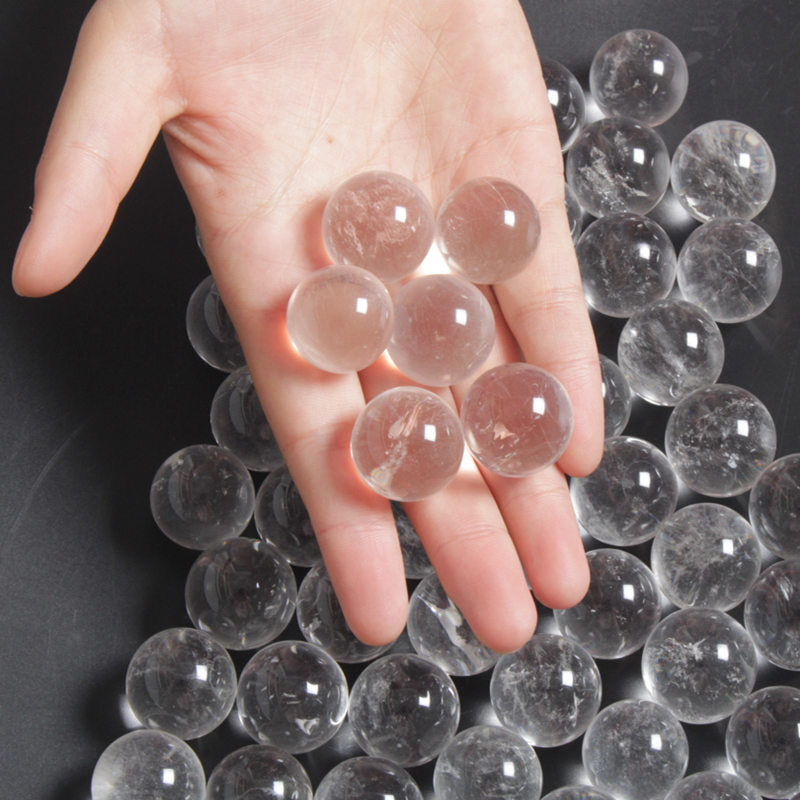 Natural Quartz Crystal Healing Gems Sphere Ball Energy Stone Reiki Decor + Stand