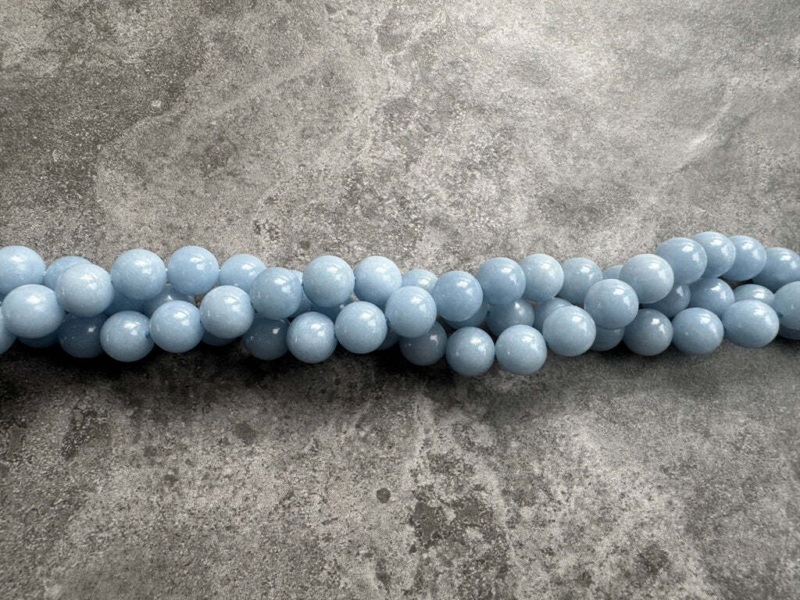 8mm Semi Precious Gemstone Rounds Beads for Jewellery Making (app. 46-50 beads)