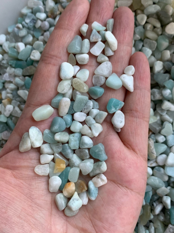 Grade A++ Semi Tumbled Gemstone Mini Chips 3 - 18 mm, Wholesale Bulk Lot