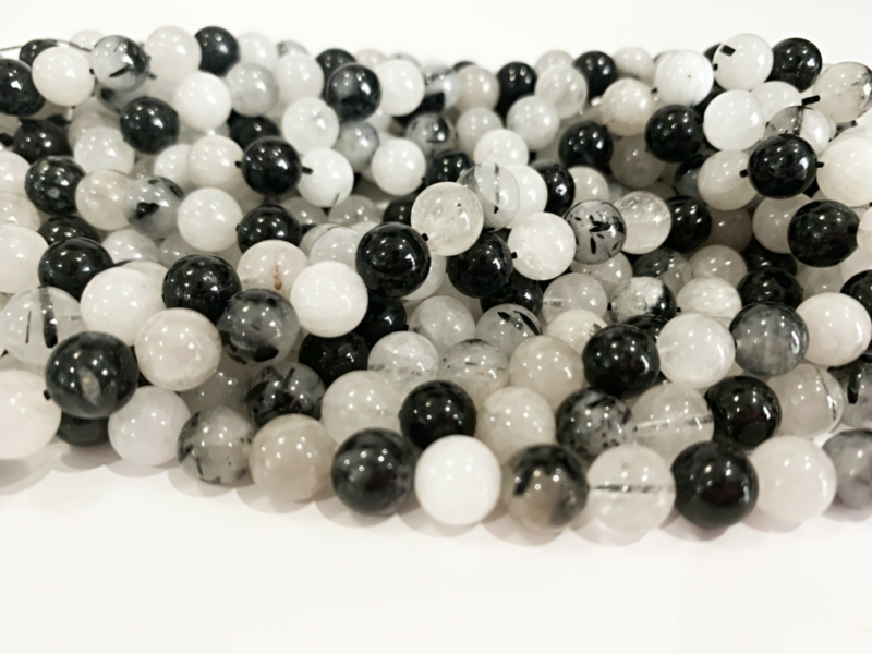 8mm Semi Precious Gemstone Rounds Beads for Jewellery Making (app. 46-50 beads)