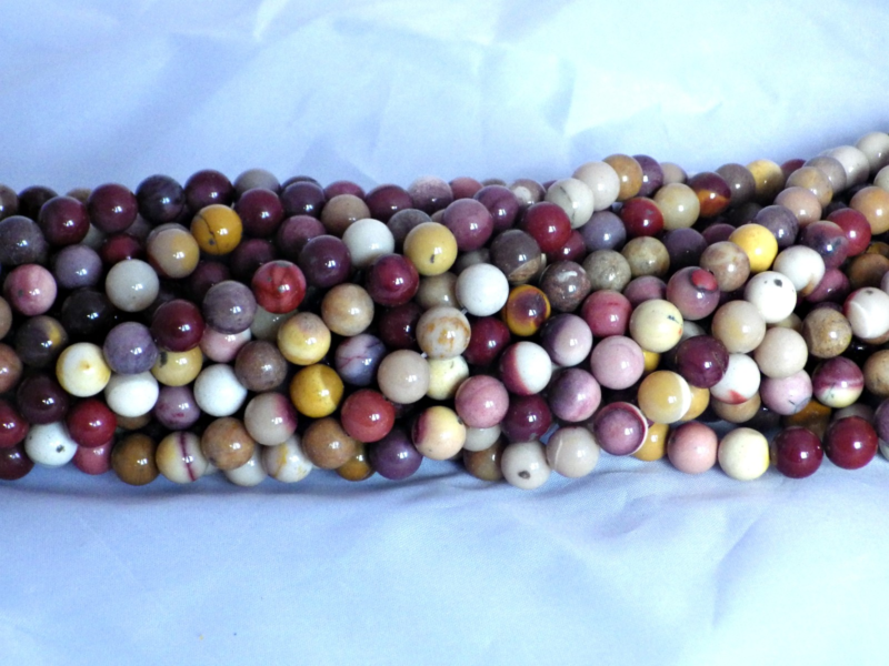 8mm Semi Precious Gemstone Rounds Beads for Jewellery Making (app. 46-50 beads)
