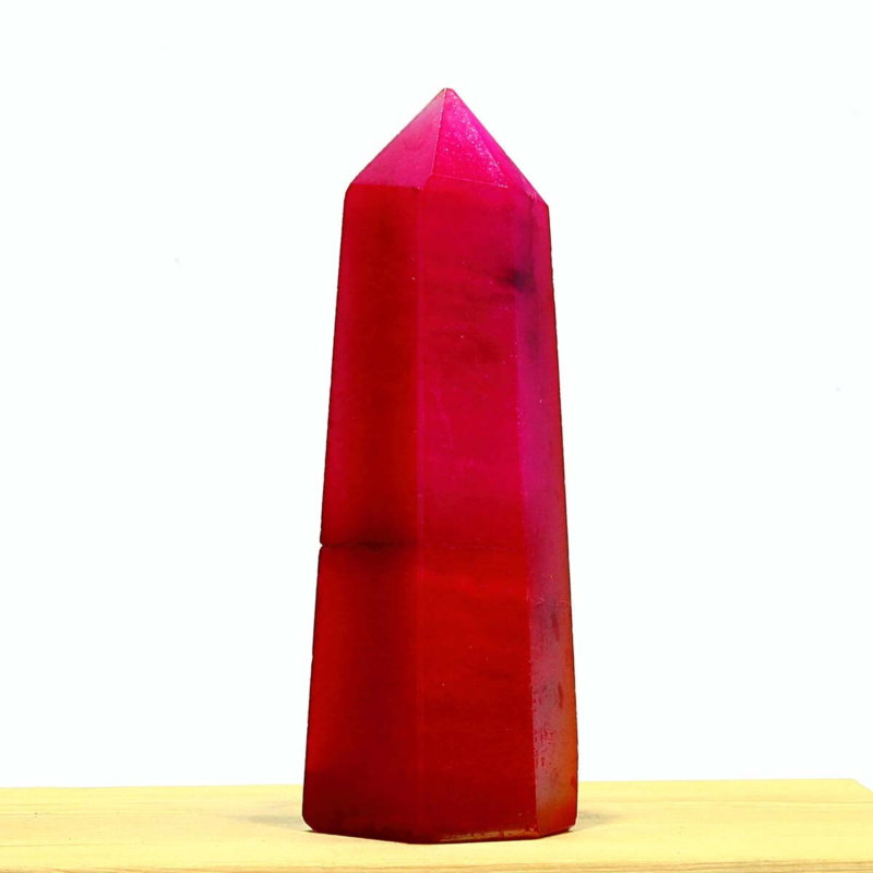 227g Electroplated Natural Crystal Quartz Tower Crystal Point rainbow Healing