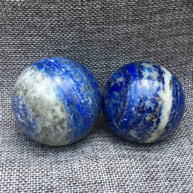 Natural Lapis lazuli Sphere quartz crystal ball rock Healing 40mm+ 1pc