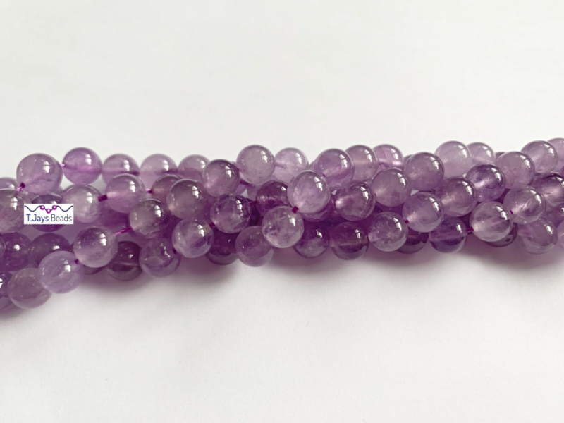 8mm Semi Precious Gemstone Rounds Beads for Jewellery Making (app. 46-50 beads)