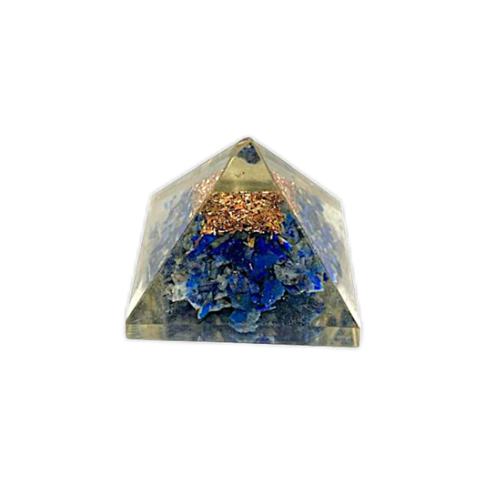 20-25MM Blue Lapis Lazuli Small Pyramid Chakra Reiki Healing Meditation Orgonite