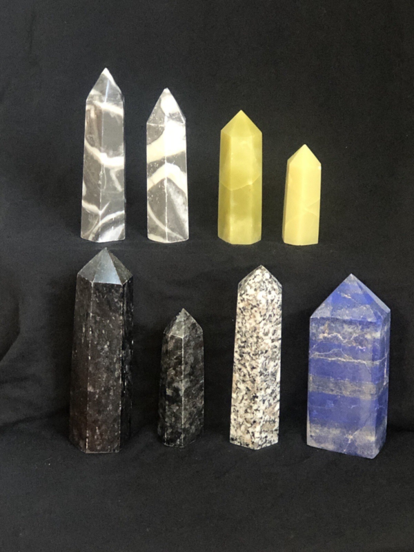 MIXED MATERIAL SET thousand Eye Jasper/Serpentine/Larvikit/Granite/Lapis Lazuli