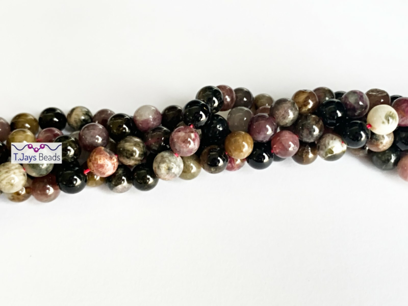 8mm Semi Precious Gemstone Rounds Beads for Jewellery Making (app. 46-50 beads)