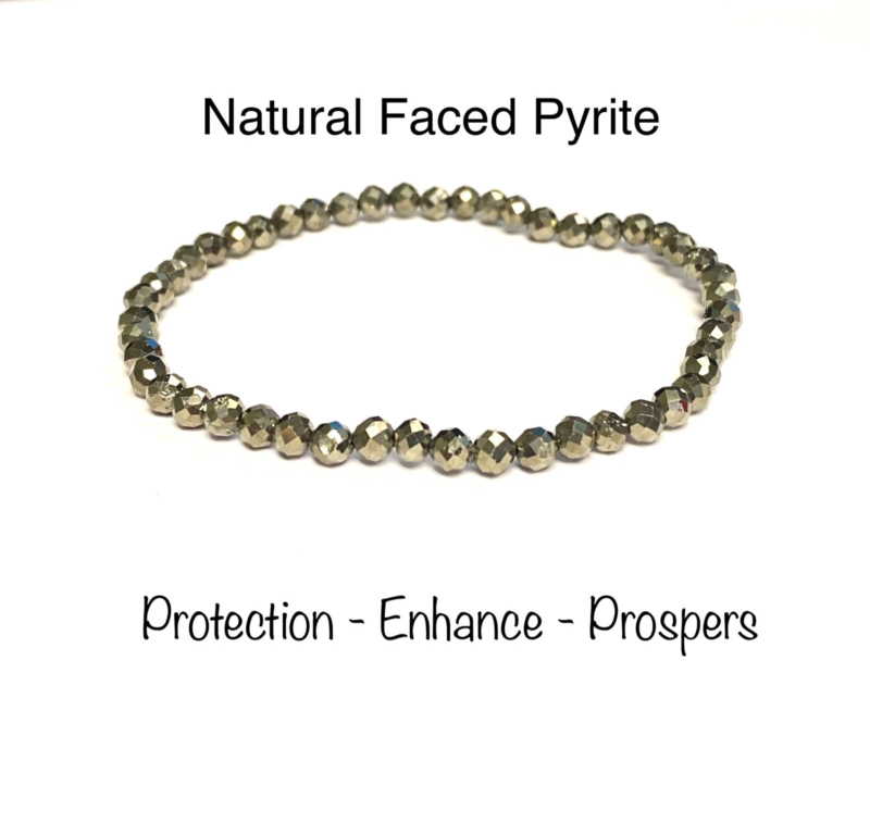 Natural Stone Stretch Bracelet 4mm - Healing Gemstone Beaded thin stackable USA