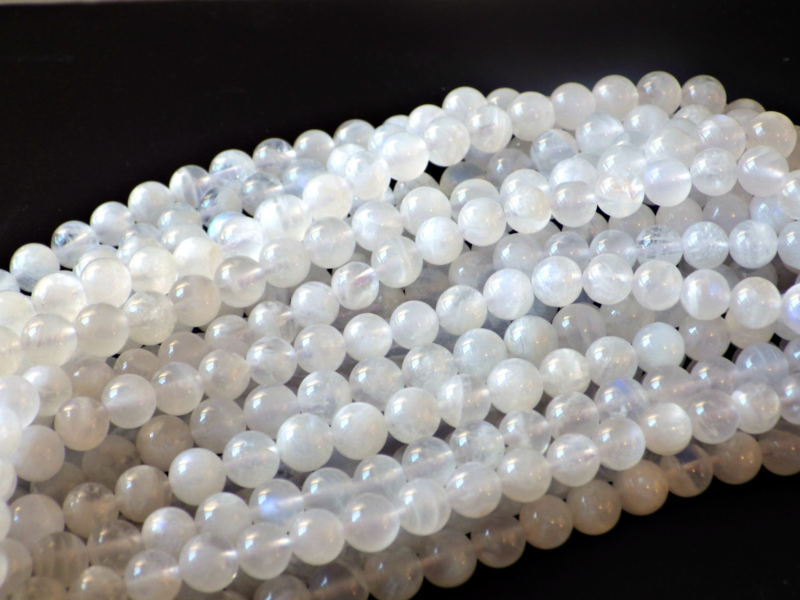 8mm Semi Precious Gemstone Rounds Beads for Jewellery Making (app. 46-50 beads)