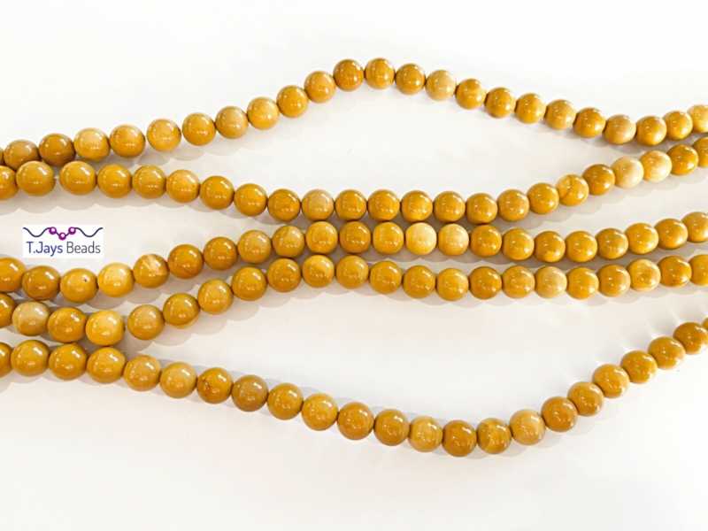 8mm Semi Precious Gemstone Rounds Beads for Jewellery Making (app. 46-50 beads)