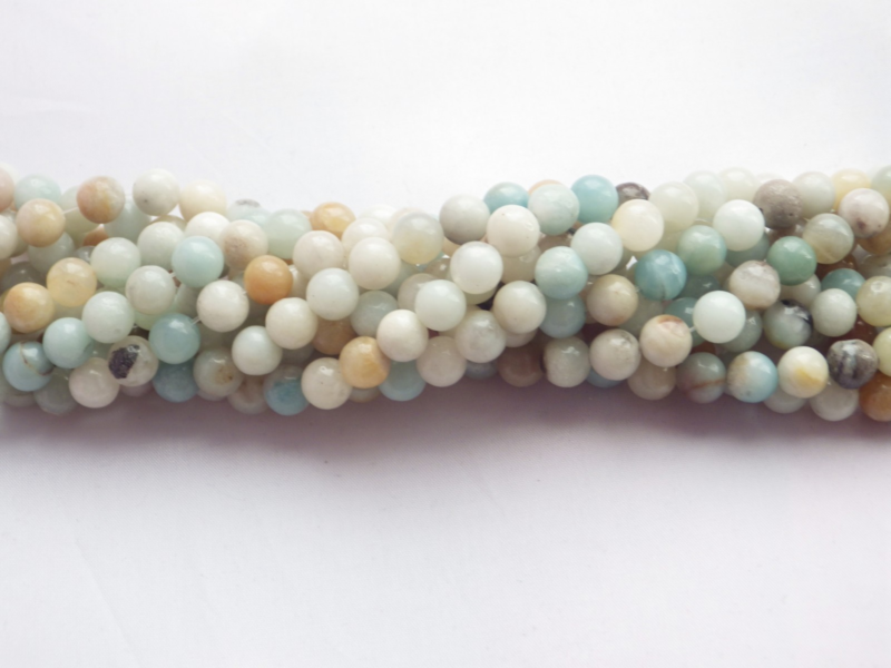 8mm Semi Precious Gemstone Rounds Beads for Jewellery Making (app. 46-50 beads)