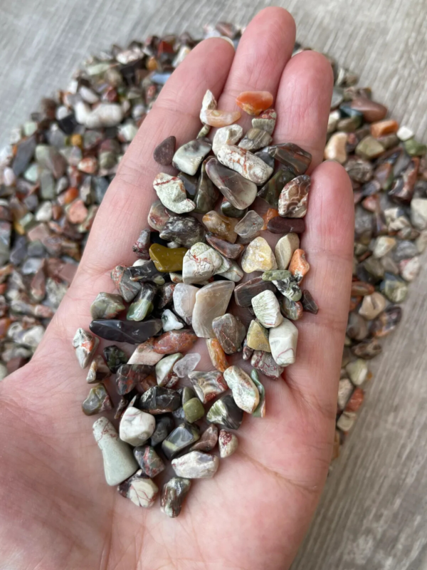 Grade A++ Semi Tumbled Gemstone Mini Chips 3 - 18 mm, Wholesale Bulk Lot