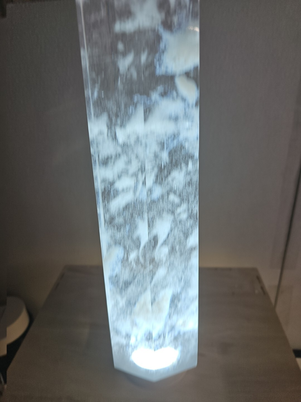 8.2LB 16.2" Huge Clear Smelt Melting Quartz Crystal Point Tower Polished Healing